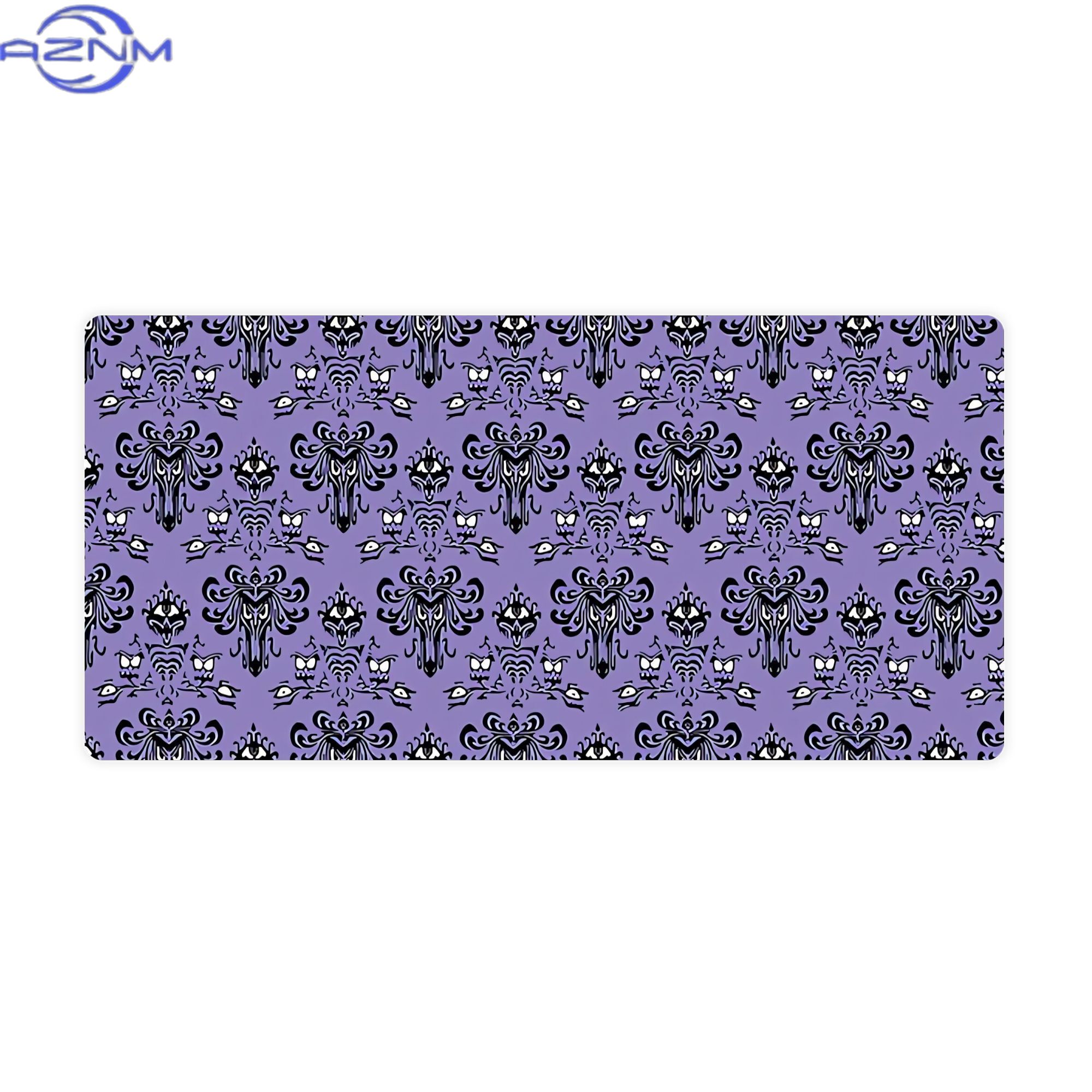 Desk Corner Mat - Alfombrillas de escritorio moradas con estampado