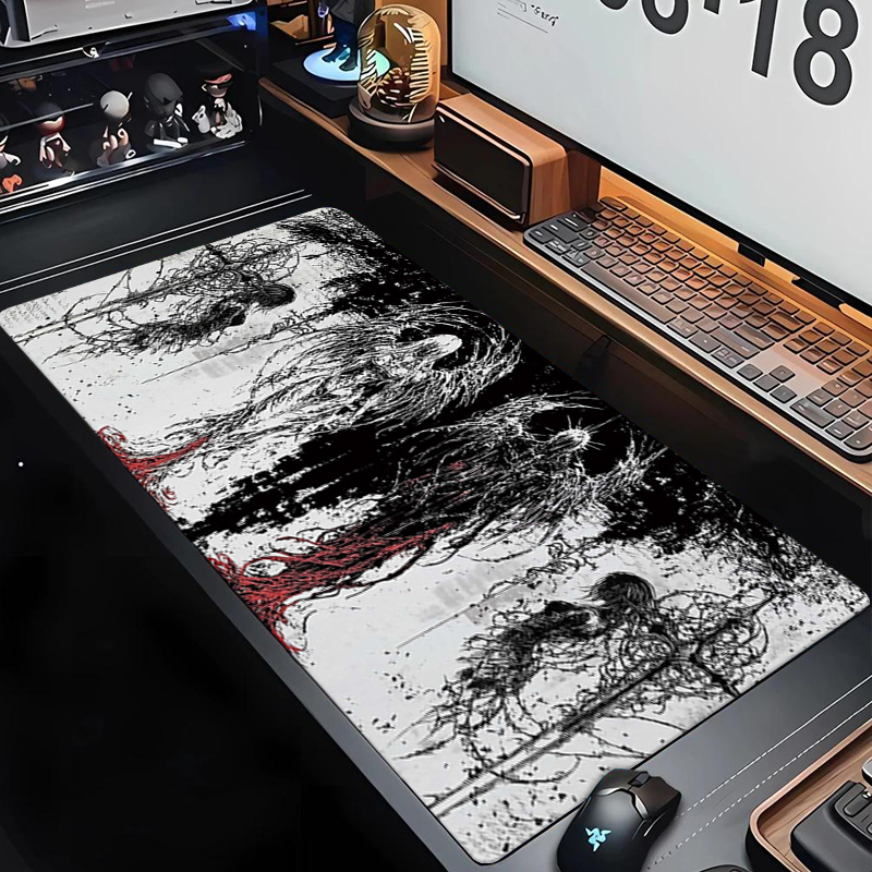 Gaming Accessories Computer - Alfombrilla de ratón de goma antideslizante