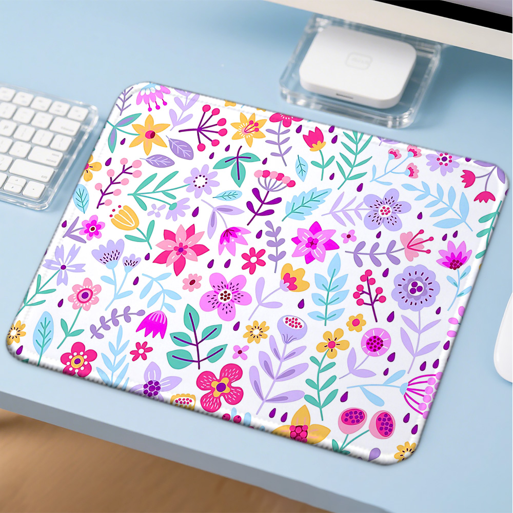 Gaming Accessories Companies - Alfombrilla para ordenador con diseño floral