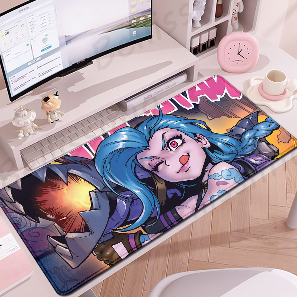 Jinx Gaming Accessories - Alfombrilla de ratón LOL Arcane, alfombrillas