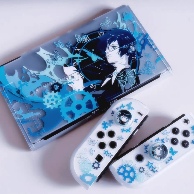 Japanese Gaming Accessories - Funda Protectora Rígida Semitransparente con Diseño