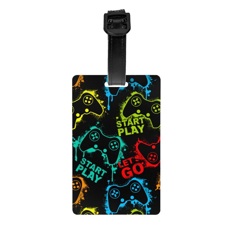 Gaming Accessories Name - Etiquetas de Equipaje para Videojuegos, para