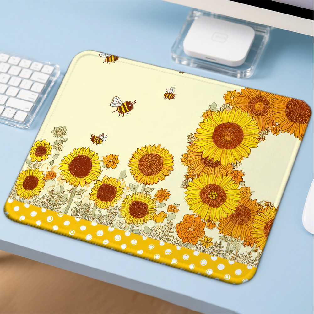 Gaming Accessories Companies - Mosepad Sun Flower, alfombrilla para ordenador,