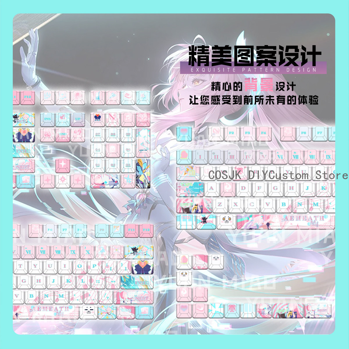Teclas de Teclado Mecánico par - Gaming Accessories Computer reseña y precio
