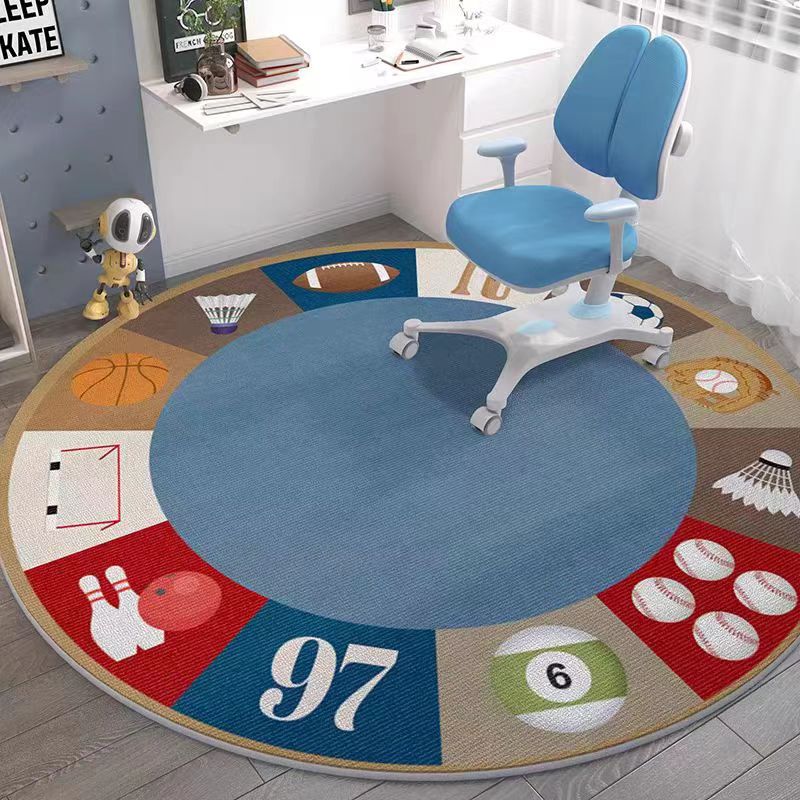 Alfombra redonda para habitaci - Desk Corner Mat reseña y precio