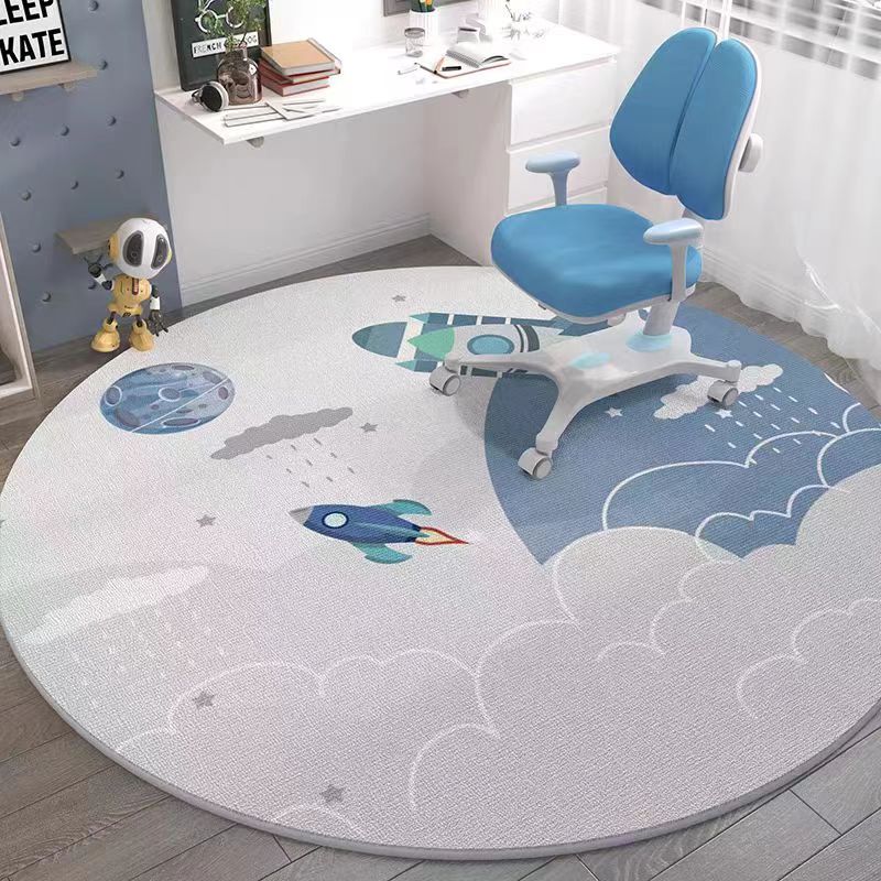 Alfombra redonda para habitaci - Desk Corner Mat reseña y precio