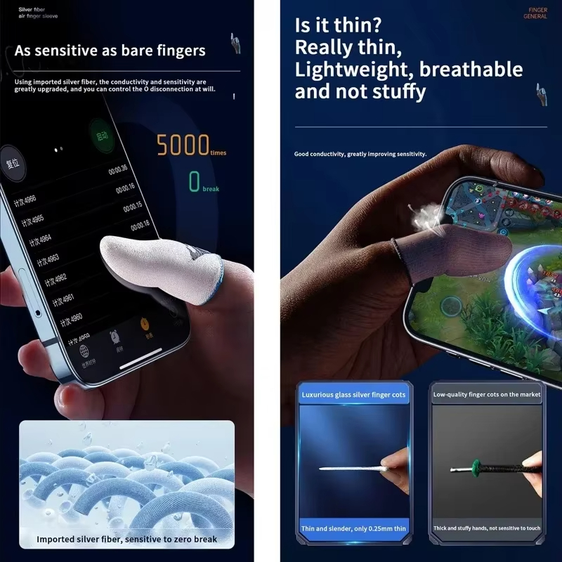 4 Guantes para Juegos Móviles, - Gaming Accessories For Your Phone reseña y precio