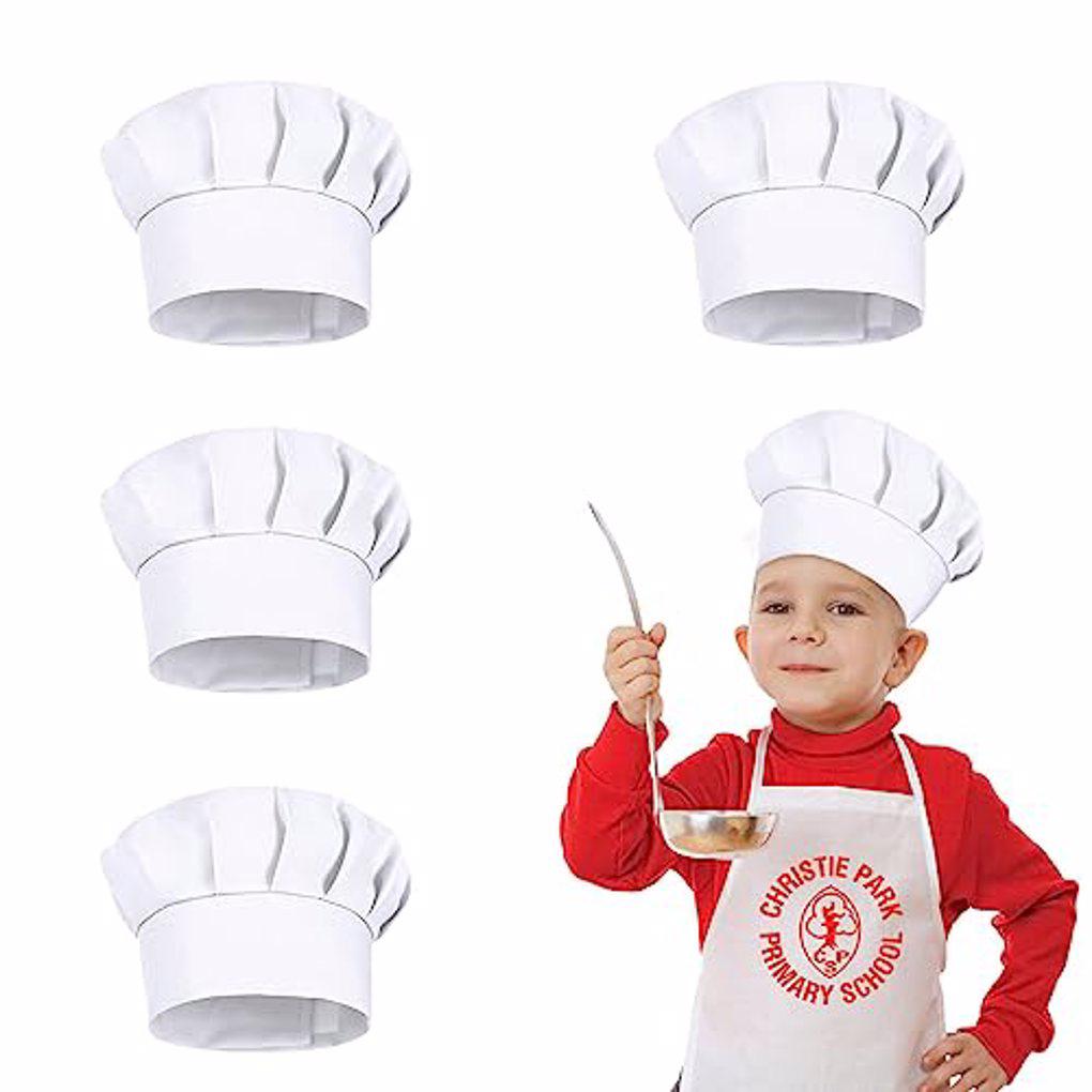 4 Gorros de Chef Blancos para  - Gaming Kitchen Accessories reseña y precio